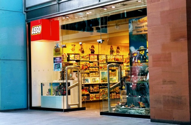 Lego store Liverpool One, Liverpool UK