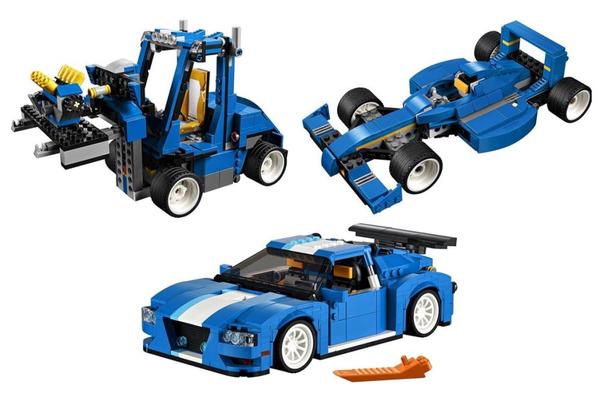 lego creator turbo track racer 3 models